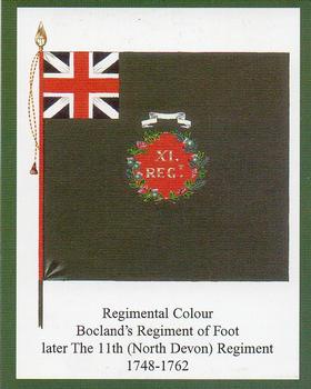 2006 Regimental Colours : The Devonshire Regiment 1st Series #3 Regimental Colour 11th Foot 1748-1762 Front