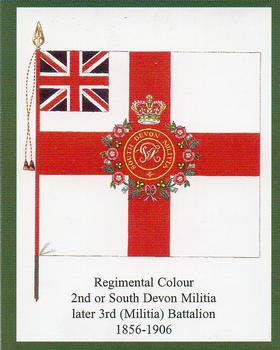 2006 Regimental Colours : The Devonshire Regiment 1st Series #5 Regimental Colour 2nd or South Devon Militia Front
