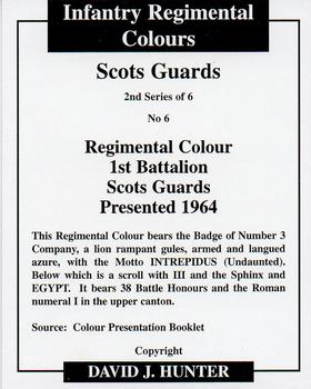 2009 Regimental Colours : Scots Guards 2nd Series #6 Regimental Colour 1st Battalion c.1964 Back