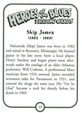 2011 Heroes of the Blues - 3rd Printing #14 Skip James Back