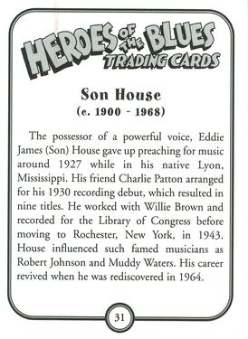2011 Heroes of the Blues - 3rd Printing #31 Son House Back