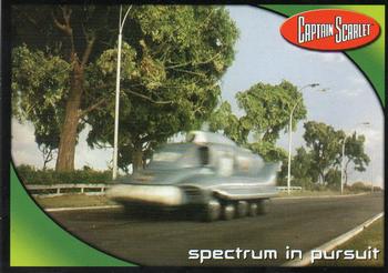 2001 Cards Inc. Captain Scarlet #8 Spectrum in Pursuit Front