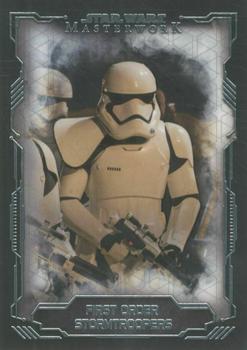 2016 Topps Star Wars Masterwork #47 First Order Stormtroopers Front