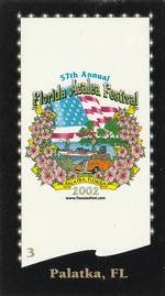 2003 Doral Celebrate America Great American Festivals #3 Florida Azalea Festival Front