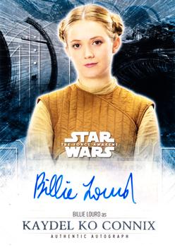2016 Topps Star Wars The Force Awakens Series 2 - Autographs #NNO Billie Lourd Front