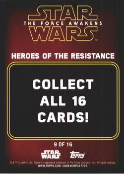 2016 Topps Star Wars Force Awakens,Heroes of thr Resistance Doctor Kalonia