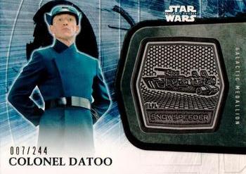 Star Wars The Force Awakens Force Attax Extra Card #34 Colonel Datoo 