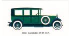 1966 Mobil Oil Vintage Cars #7 1926 Daimler 25-85 H.P. Front