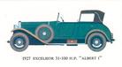 1966 Mobil Oil Vintage Cars #12 1927 Excelsior 31-100 H.P. 