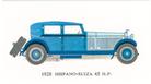 1966 Mobil Oil Vintage Cars #16 1928 Hispano-Suiza 45 H.P. Front