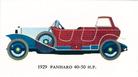 1966 Mobil Oil Vintage Cars #20 1929 Panhard 40-50 H.P. Front