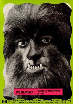 1969 Philadelphia Dark Shadows Series 2 (Green) #66 Werewolf Front