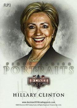 2016 Decision 2016 - First Lady Portraits #FLP3 Hillary Clinton Back