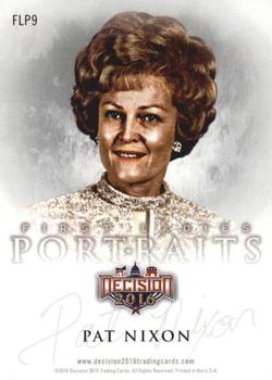 2016 Decision 2016 - First Lady Portraits #FLP9 Pat Nixon Back