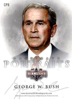 2016 Decision 2016 - Candidate Portraits #CP8 George W. Bush Back
