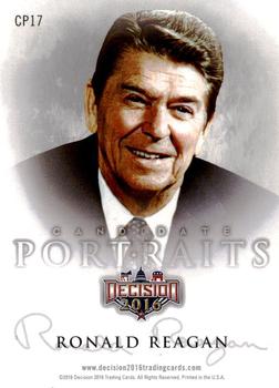 2016 Decision 2016 - Candidate Portraits #CP17 Ronald Reagan Back