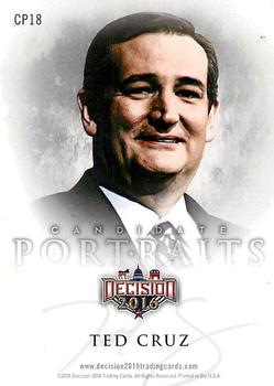 2016 Decision 2016 - Candidate Portraits #CP18 Ted Cruz Back