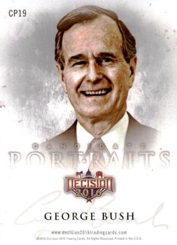 2016 Decision 2016 - Candidate Portraits #CP19 George H. W. Bush Back