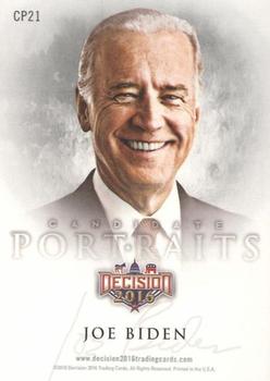 2016 Decision 2016 - Candidate Portraits #CP21 Joe Biden Back