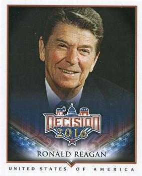 2016 Decision 2016 - Jumbo Box Toppers #J22 Ronald Reagan Front
