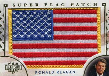 2016 Decision 2016 - Super Flags #SF39 Ronald Reagan Front