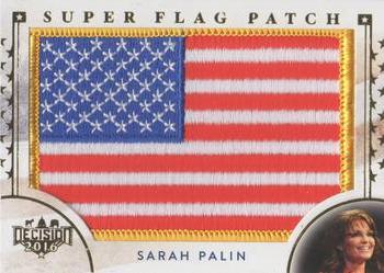 2016 Decision 2016 - Super Flags #SF41 Sarah Palin Front