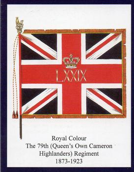 2006 Regimental Colours : The Queen's Own Cameron Highlanders 1st Series #2 Royal Colour 79th Foot 1873-1923 Front