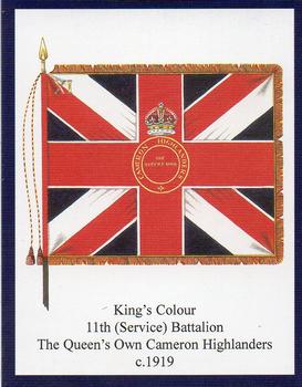 2006 Regimental Colours : The Queen's Own Cameron Highlanders 1st Series #5 King's Colour 11th (Service) Battalion c.1919 Front