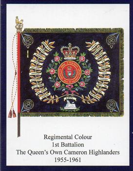 2006 Regimental Colours : The Queen's Own Cameron Highlanders 1st Series #6 Regimental Colour 1st Battalion 1955-1961 Front
