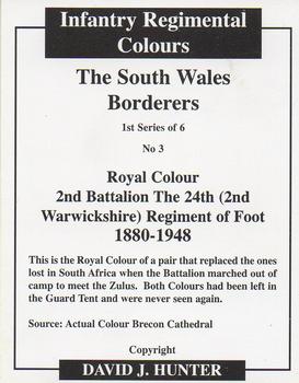 2006 Regimental Colours : The South Wales Borderers 1st Series #3 Royal Colour 2nd Battalion 1880-1948 Back