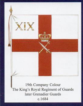 2009 Regimental Colours : Grenadier Guards 1st Series #2 19th Captain's Colour c.1684 Front