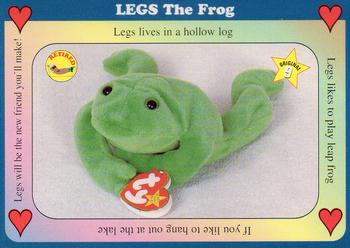 1998 West Highland Beanie Babies #4 Legs the Frog Front