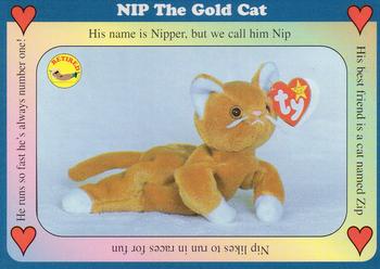 1998 West Highland Beanie Babies #26 Nip The Gold Cat Front