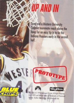 1994 SkyBox Blue Chips - Tuff Stuff Prototypes #NNO Up and In Back