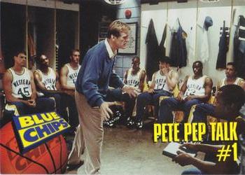1994 SkyBox Blue Chips - Tuff Stuff Prototypes #NNO Pete Pep Talk #1 Front