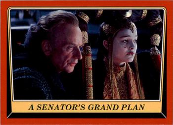 2016 Topps Star Wars Rogue One: Mission Briefing #1 A Senator's grand plan Front