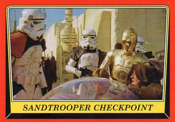 2016 Topps Star Wars Rogue One: Mission Briefing #31 Sandtrooper Checkpoint Front