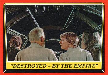 2016 Topps Star Wars Rogue One: Mission Briefing #34 Destroyed – By the Empire Front