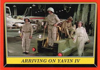 2016 Topps Star Wars Rogue One: Mission Briefing #45 Arriving on Yavin IV Front