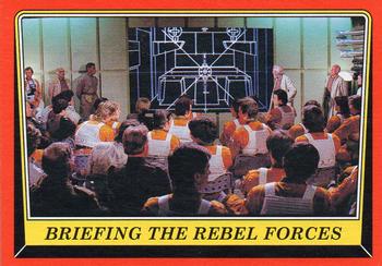2016 Topps Star Wars Rogue One: Mission Briefing #47 Briefing the Rebel forces Front