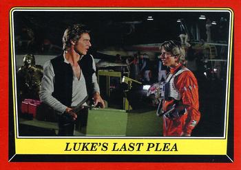 2016 Topps Star Wars Rogue One: Mission Briefing #49 Luke's last plea Front
