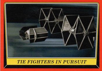 2016 Topps Star Wars Rogue One: Mission Briefing #63 TIE Fighters in Pursuit Front