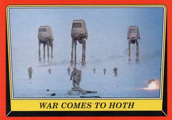 2016 Topps Star Wars Rogue One: Mission Briefing #69 War comes to Hoth Front