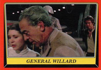 2016 Topps Star Wars Rogue One: Mission Briefing #84 General Willard Front