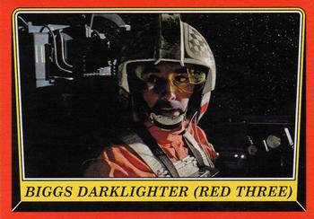 2016 Topps Star Wars Rogue One: Mission Briefing #89 Biggs Darklighter (Red Three) Front