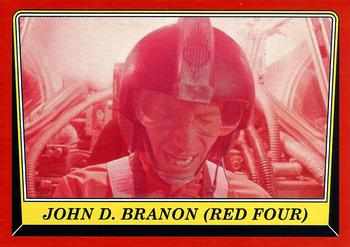2016 Topps Star Wars Rogue One: Mission Briefing #90 John D. Branon (Red Four) Front