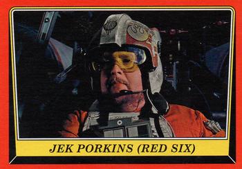 2016 Topps Star Wars Rogue One: Mission Briefing #91 Jek Porkins (Red Six) Front