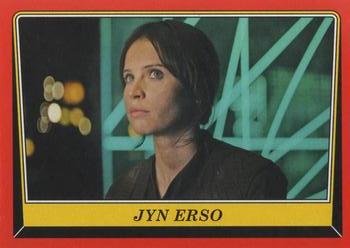 2016 Topps Star Wars Rogue One: Mission Briefing #NNO Jyn Erso Front