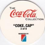1993 Collect-A-Card Coca-Cola Collection Series 1 - Coke Caps #3 Coca-Cola Back