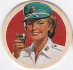 1994 Collect-A-Card Coca-Cola Collection Series 2 - Coke Caps #6 Vintage Coca-Cola girl Front